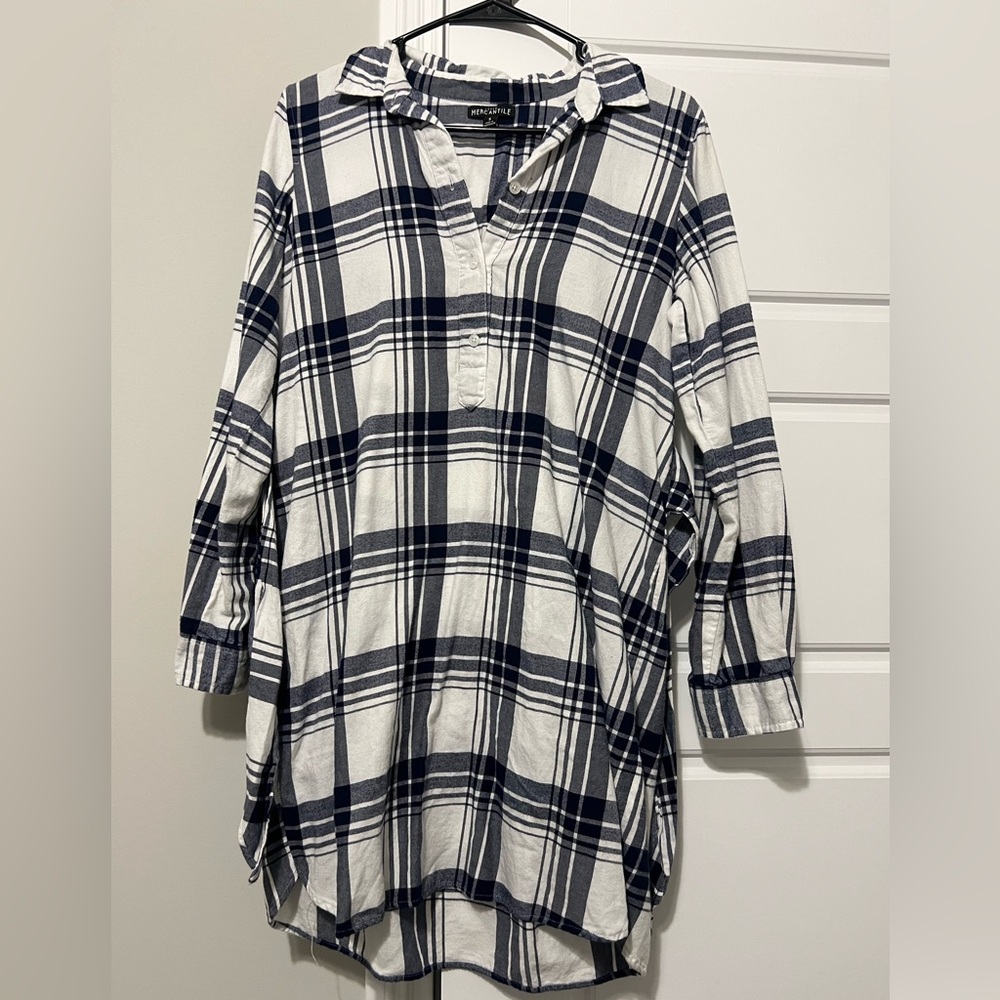 Jcrew mercantile - small- navy and white dress